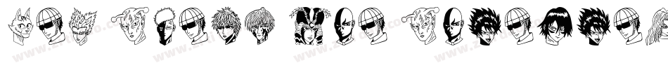 One Punch Man Painting字体转换